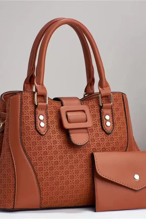 2in1 Two Piece Set Simple And Elegant Middle Aged Mom Style Handbags Ladies Bags