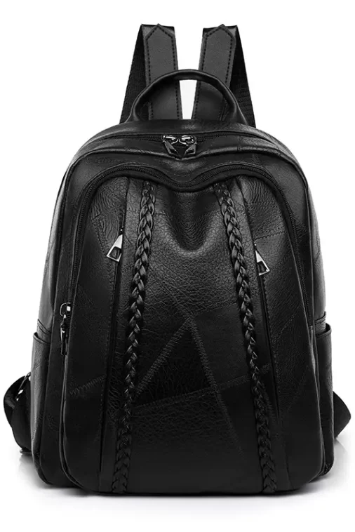 Soft leather shoulder bag simple joker large capacity travel backpack bag girl other backpack